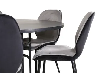Copenhagen Matgrupp 140 cm Rund med 6 Emma stolar - Möbler - Matplats - Matgrupp & matbord med stolar