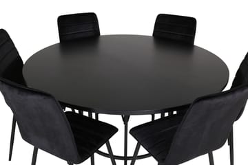Copenhagen Matgrupp 140 cm Rund med 6 Windu Lyx stolar - Möbler - Matplats - Matgrupp & matbord med stolar