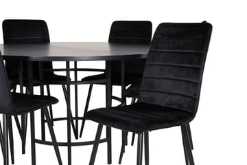 Copenhagen Matgrupp 140 cm Rund med 6 Windu Lyx stolar - Möbler - Matplats - Matgrupp & matbord med stolar