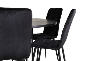 Copenhagen Matgrupp 140 cm Rund med 6 Windu Lyx stolar - Möbler - Matplats - Matgrupp & matbord med stolar
