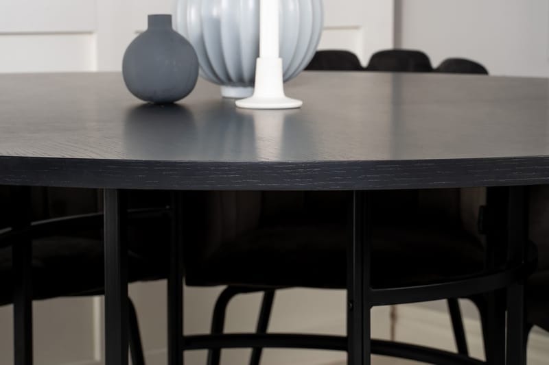 COPENHAGEN Matgrupp + 6 LIMHAMN Matstolar Grå - Matgrupp & matbord med stolar