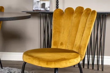 Copenhagen Matgrupp med 4 Limhamn Matstolar Gul - Furniture Fashion - Möbler - Matplats - Matgrupp & matbord med stolar