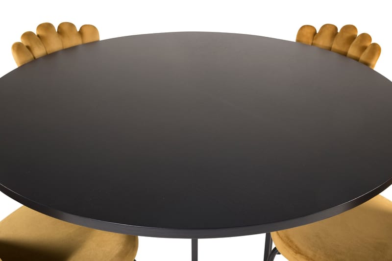 Copenhagen Matgrupp med 4 Limhamn Matstolar Gul - Furniture Fashion - Möbler - Matplats - Matgrupp & matbord med stolar