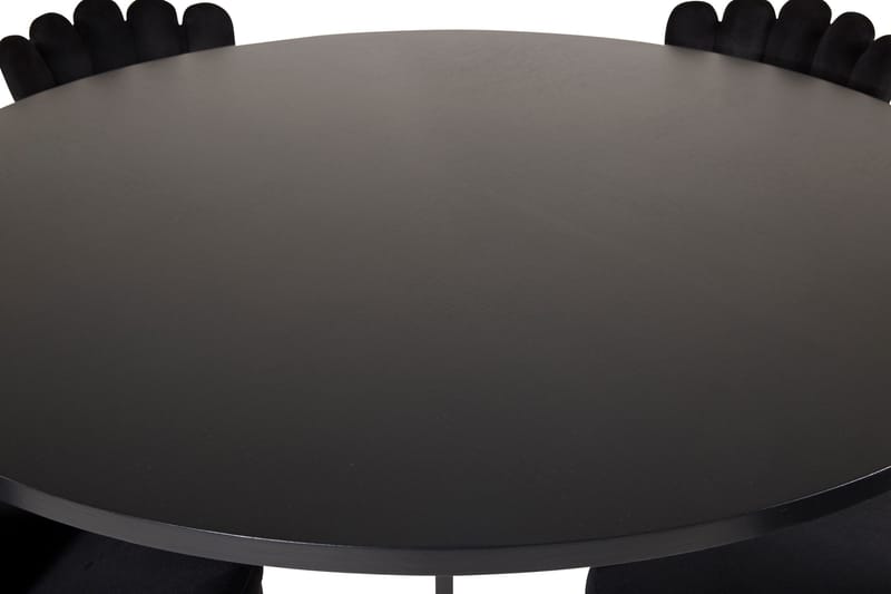 Copenhagen Matgrupp med 4 Limhamn Matstolar Svart - Furniture Fashion - Möbler - Matplats - Matgrupp & matbord med stolar