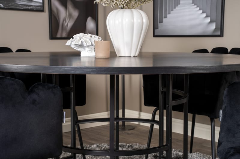 Copenhagen Matgrupp med 4 Limhamn Matstolar Svart - Furniture Fashion - Möbler - Matplats - Matgrupp & matbord med stolar