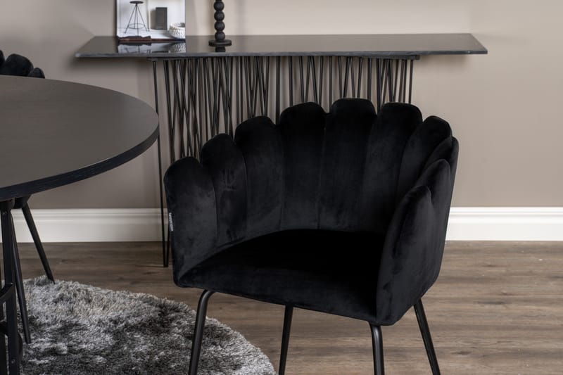 Copenhagen Matgrupp med 4 Limhamn Matstolar Svart - Furniture Fashion - Möbler - Matplats - Matgrupp & matbord med stolar