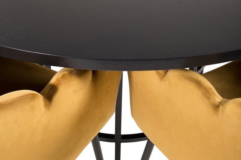 Copenhagen Matgrupp med 6 Limhamn Matstolar Gul - Furniture Fashion - Möbler - Matplats - Matgrupp & matbord med stolar