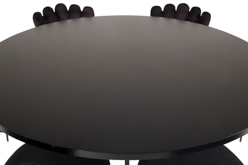 Copenhagen Matgrupp med 6 Limhamn Matstolar Svart - Furniture Fashion - Möbler - Matplats - Matgrupp & matbord med stolar