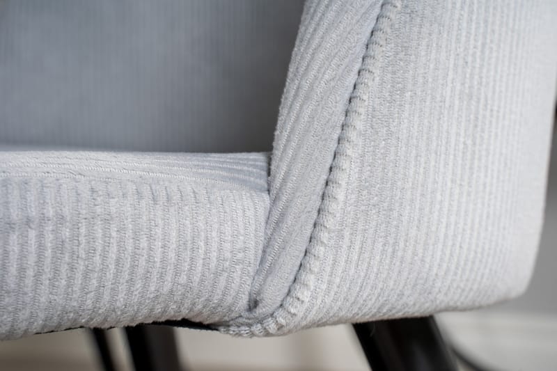 Copenhagen Matgrupp med 6 Valerie Matstolar Manchester Grå/S - Furniture Fashion - Möbler - Matplats - Matgrupp & matbord med stolar