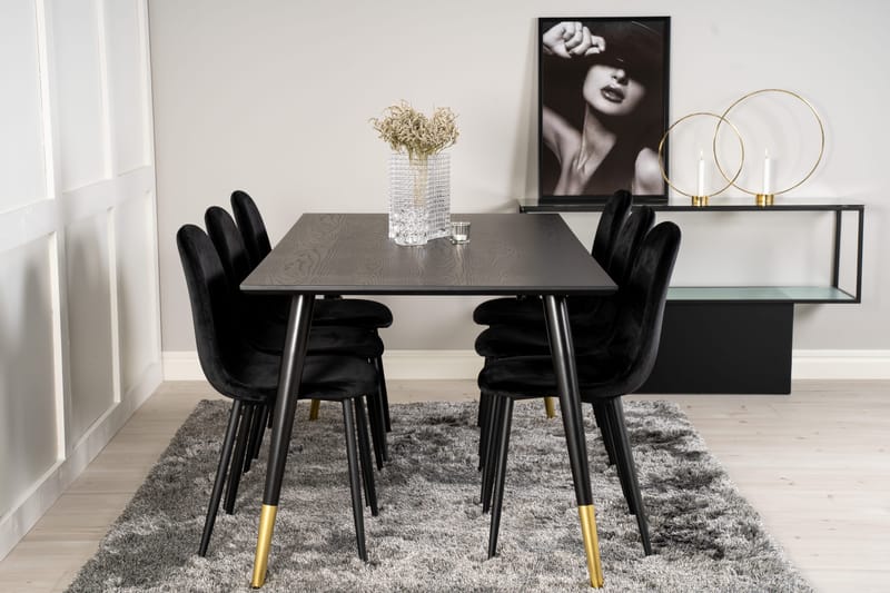 Daicy Matgrupp 180 cm + 6 st Pontus Matstolar - Möbler - Matplats - Matgrupp & matbord med stolar