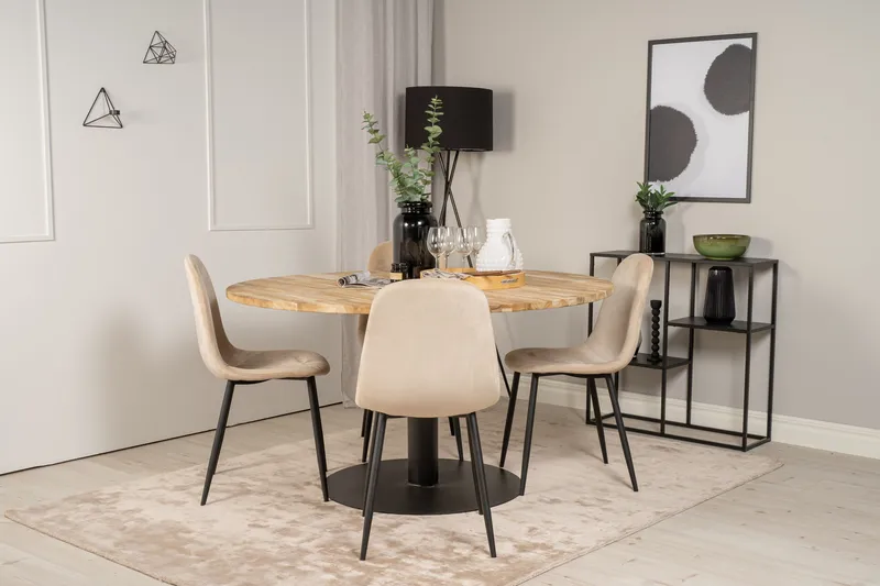 Ezra Matgrupp 198 cm med 4 Pontus Stolar - Möbler - Matplats - Matgrupp & matbord med stolar