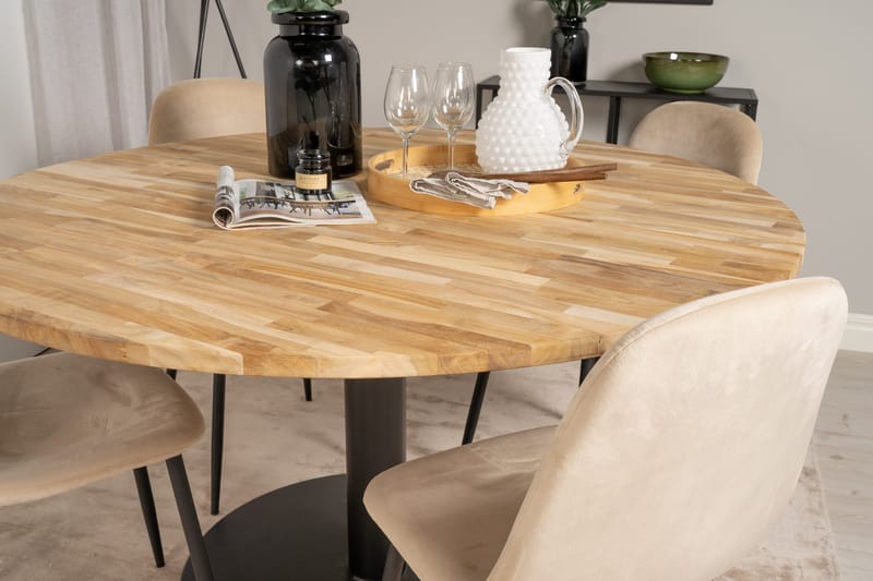 Ezra Matgrupp 198 cm med 4 Pontus Stolar - Möbler - Matplats - Matgrupp & matbord med stolar