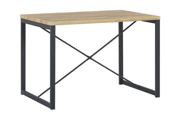 Flixton Matgrupp 110 cm Inkl 2 stolar + Bänk - Ljusbrun/Svart - Möbler - Matplats - Matgrupp & matbord med stolar
