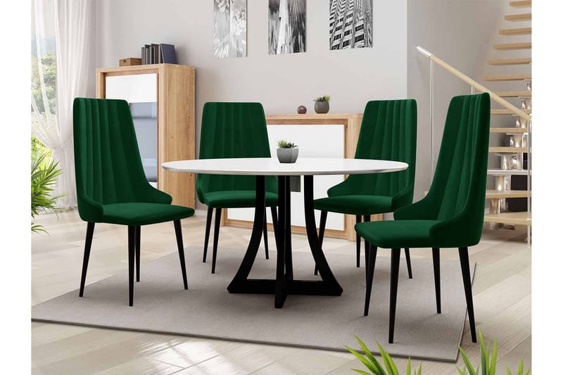 Hollan Matgrupp Grön - Möbler - Matplats - Matgrupp & matbord med stolar