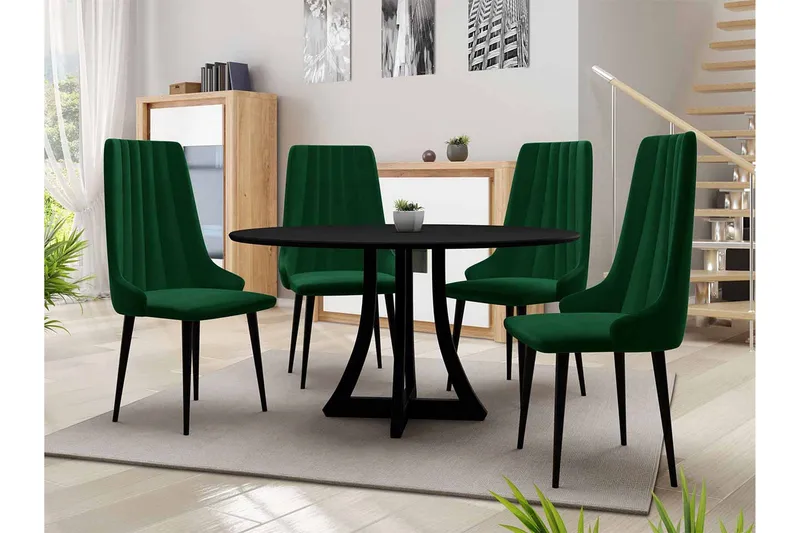 Hollan Matgrupp Grön - Möbler - Matplats - Matgrupp & matbord med stolar