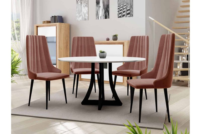 Hollan Matgrupp Rosa - Möbler - Matplats - Matgrupp & matbord med stolar