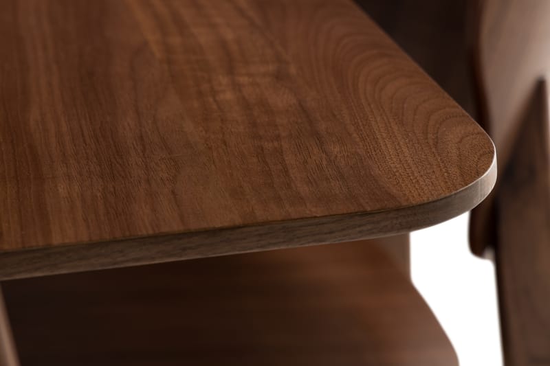 HULSIG Matgrupp 220 cm inkl 6 Stolar Valnöt - Möbler - Matplats - Matgrupp & matbord med stolar