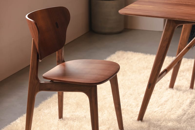HULSIG Matgrupp 220 cm inkl 6 Stolar Valnöt - Möbler - Matplats - Matgrupp & matbord med stolar