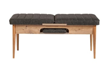 Idehult Matgrupp 4 delar 75 cm - Trä/natur/Antracit - Möbler - Matplats - Matgrupp & matbord med stolar