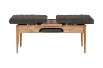Idehult Matgrupp 4 delar 75 cm - Trä/natur/Antracit - Möbler - Matplats - Matgrupp & matbord med stolar