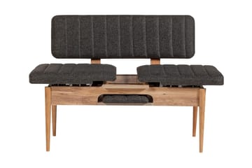 Idehult Matgrupp 4 delar 75 cm - Trä/natur/Antracit - Möbler - Matplats - Matgrupp & matbord med stolar