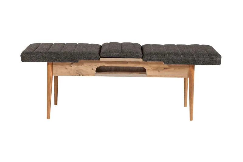 Idehult Matgrupp 4 delar 75 cm - Trä/natur/Antracit - Möbler - Matplats - Matgrupp & matbord med stolar