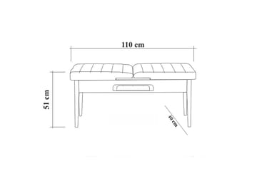 Idehult Matgrupp 4 delar 75 cm - Trä/natur/Antracit - Möbler - Matplats - Matgrupp & matbord med stolar