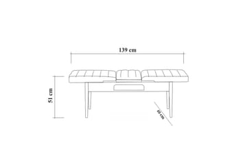 Idehult Matgrupp 4 delar 75 cm - Vit/Antracit - Möbler - Matplats - Matgrupp & matbord med stolar