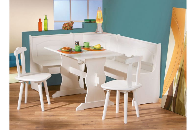IDRE Matgrupp Vit - Matgrupp & matbord med stolar