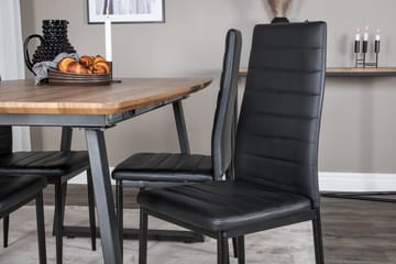 Inca Matgrupp 160 cm Rektangulär med 4 Slim stolar - Möbler - Matplats - Matgrupp & matbord med stolar