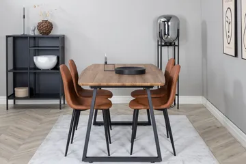 Inca Matgrupp 160 cm Rektangulär med 4 Polar stolar - Möbler - Matplats - Matgrupp & matbord med stolar