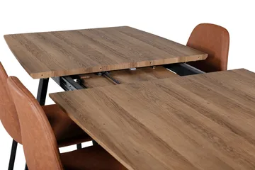 Inca Matgrupp 160 cm Rektangulär med 4 Polar stolar - Möbler - Matplats - Matgrupp & matbord med stolar