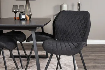 Inca Matgrupp Förlängningsbar 160 cm Rektangulär med 4 Gemma stolar - Möbler - Matplats - Matgrupp & matbord med stolar