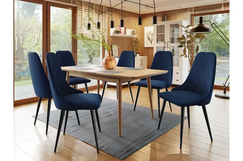 Ingram Matgrupp Blå - Möbler - Matplats - Matgrupp & matbord med stolar