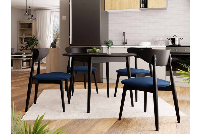 Ingram Matgrupp Blå - Möbler - Matplats - Matgrupp & matbord med stolar