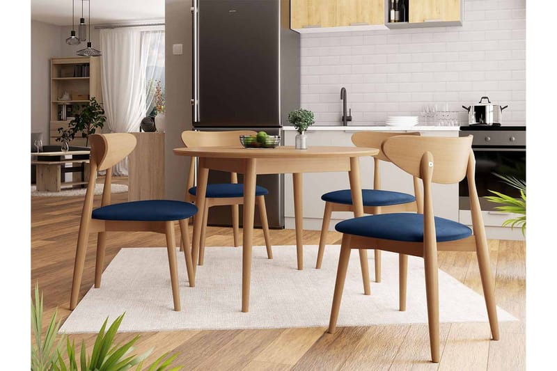 Ingram Matgrupp Blå - Möbler - Matplats - Matgrupp & matbord med stolar