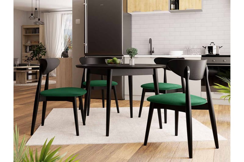 Ingram Matgrupp Grön - Möbler - Matplats - Matgrupp & matbord med stolar