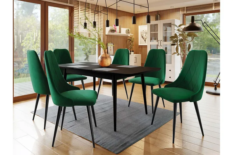 Ingram Matgrupp Grön - Möbler - Matplats - Matgrupp & matbord med stolar