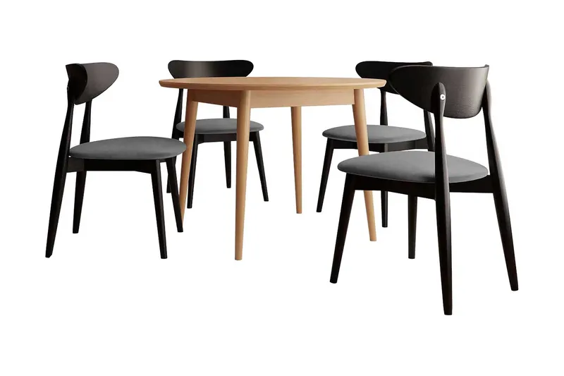 Ingram Matgrupp Rund Grå