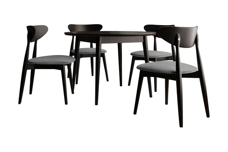 Ingram Matgrupp Rund Svart