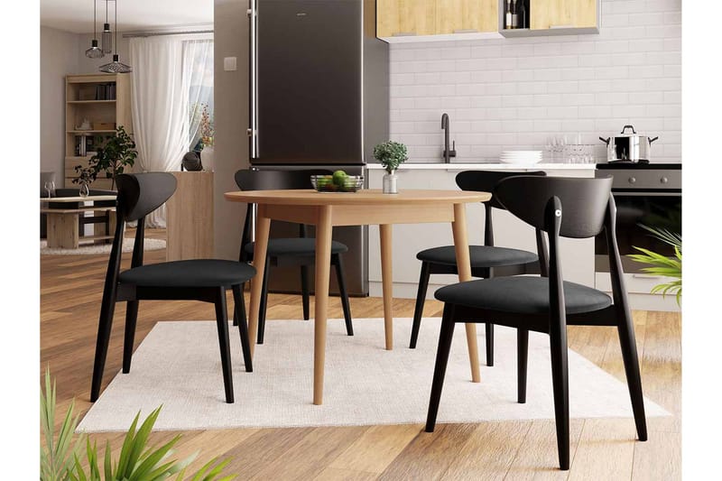 Ingram Matgrupp Svart - Möbler - Matplats - Matgrupp & matbord med stolar