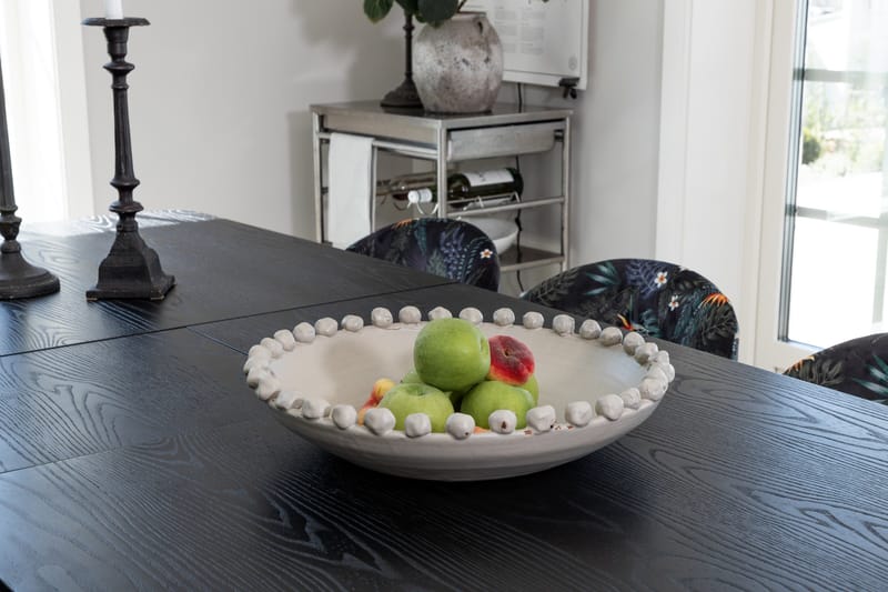 Irunea Förlängningsbar Matgrupp 180 cm inkl 6 Sedavi Stolar - Svart/Blå - Möbler - Matplats - Matgrupp & matbord med stolar