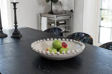 Irunea Förlängningsbar Matgrupp 180 cm inkl 6 Sedavi Stolar - Svart/Blå - Möbler - Matplats - Matgrupp & matbord med stolar