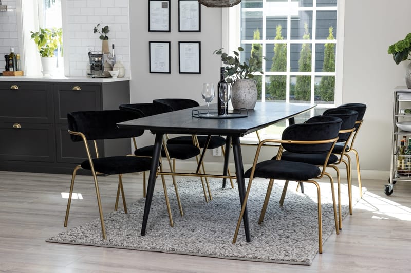 Irunea Matgrupp 180 cm + 6 st Arcarazo Matstolar - Möbler - Matplats - Matgrupp & matbord med stolar