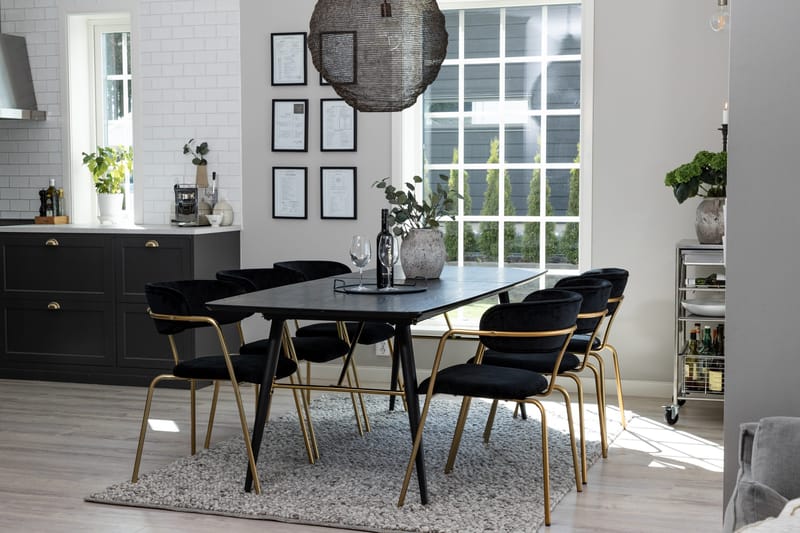 Irunea Matgrupp 180 cm + 6 st Arcarazo Matstolar - Möbler - Matplats - Matgrupp & matbord med stolar