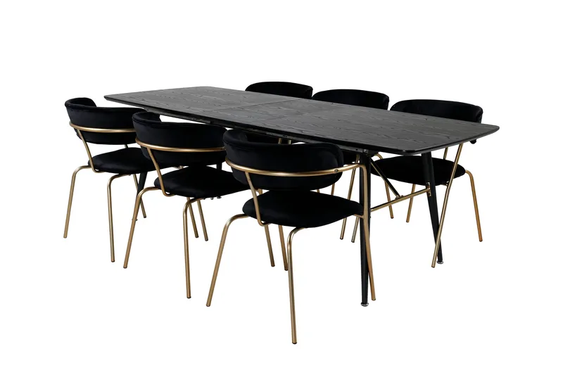 Irunea Matgrupp 180 cm + 6 st Arcarazo Matstolar