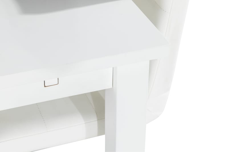 Jasmin Matgrupp med 6 st Cibus Stolar - Vit/PU/Krom - Möbler - Matplats - Matgrupp & matbord med stolar