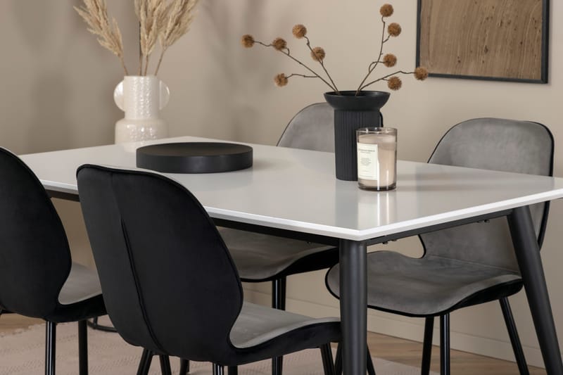 Jimmy matbord med 4st Emma matstol - Möbler - Matplats - Matgrupp & matbord med stolar