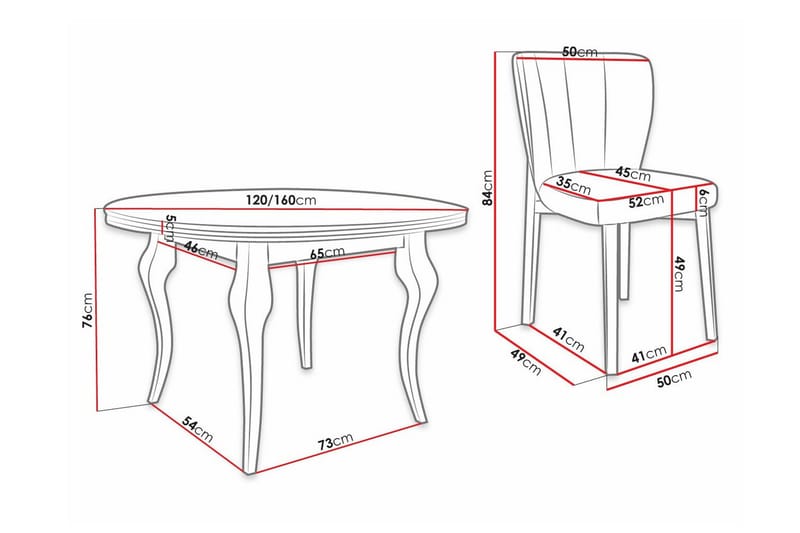 Kendale Matgrupp - Möbler - Matplats - Matgrupp & matbord med stolar