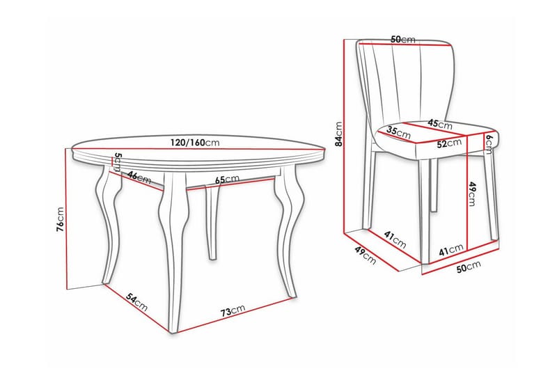 Kendale Matgrupp - Möbler - Matplats - Matgrupp & matbord med stolar